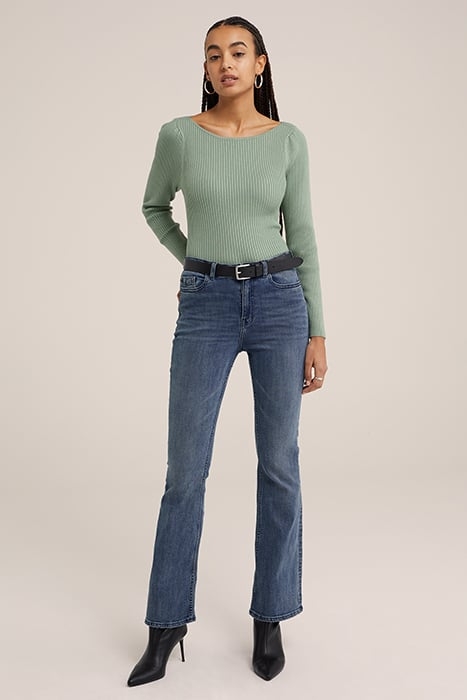 KNITTED PULLOVER LIGHT GREEN 3