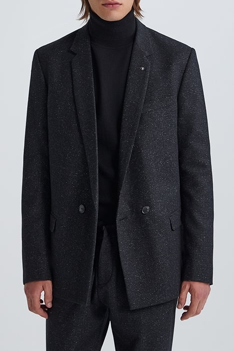 GREY PURE EDITION DOUBLE-BREASTED SUIT JACKET ANTHRACITE 1