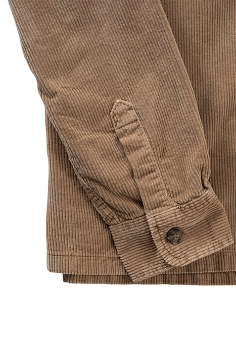 BEIGE CORDUROY REGULAR OVERSHIRT BEIGE 3