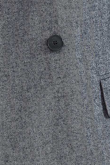 HERRINGBONE SUIT JACKET BLACK 5