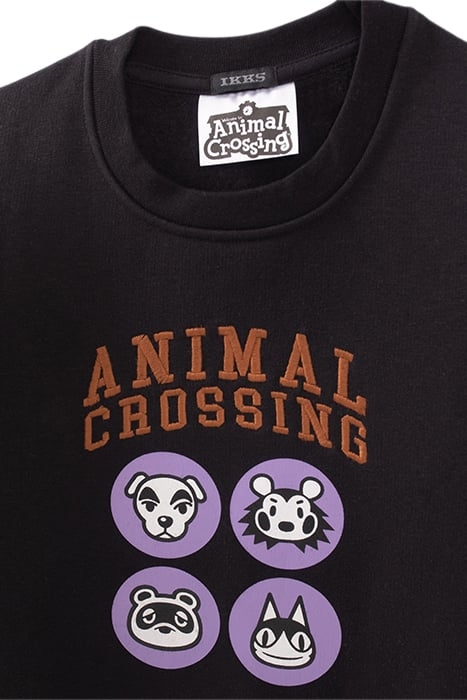 BOYS’ BLACK ANIMAL CROSSING™ SWEATSHIRT WITH 4 IMAGES BLACK 5