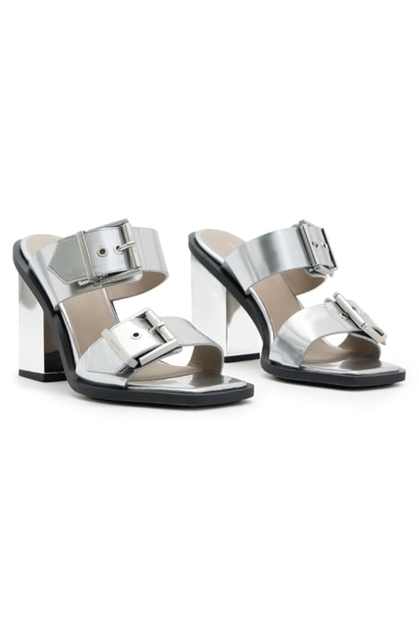 CAMILLE MULE METALLIC SILVER 4