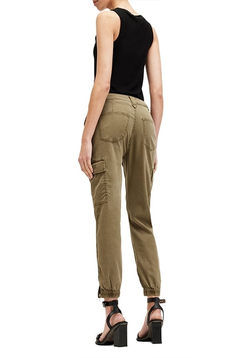 NOLA CARGO TROUSER DARK KHAKI GREEN 3