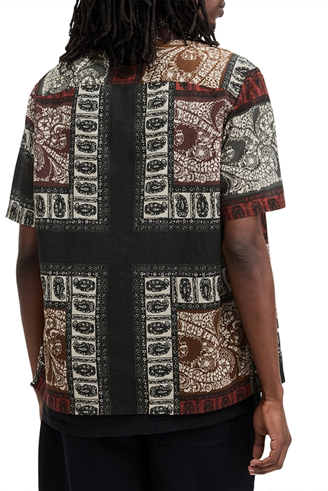 MARQUEE SS SHIRT JET BLACK/ECRU 2