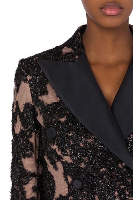 EMBROIDERED LACE JACKET BLACK 8