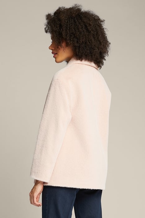 KNITTED FUR COAT RED 2