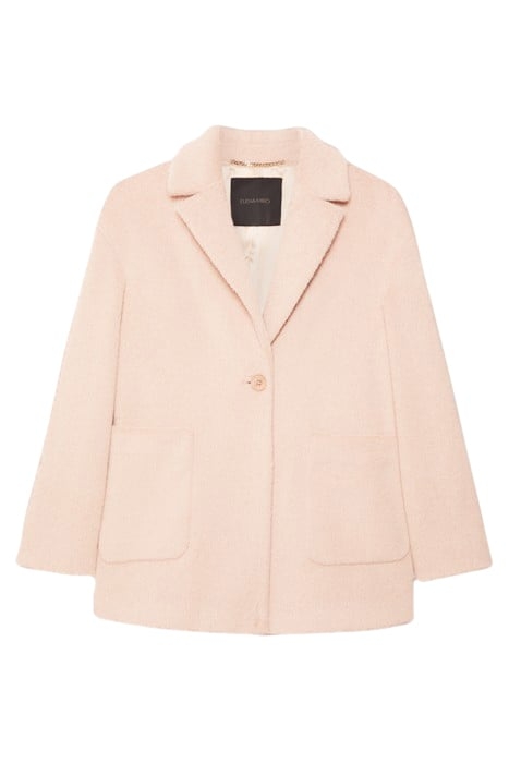 KNITTED FUR COAT RED 4