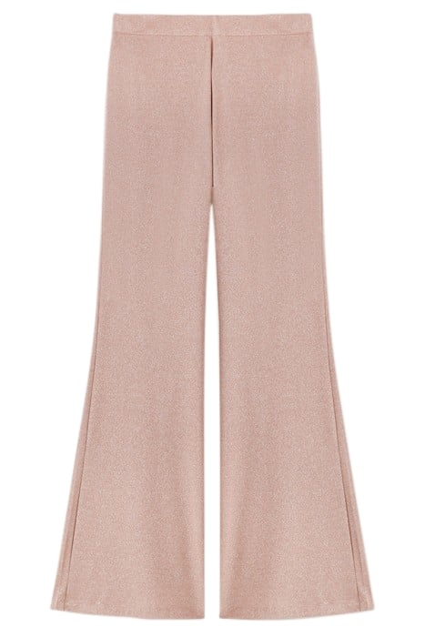 LUREX FLARED TROUSERS NATURAL 3