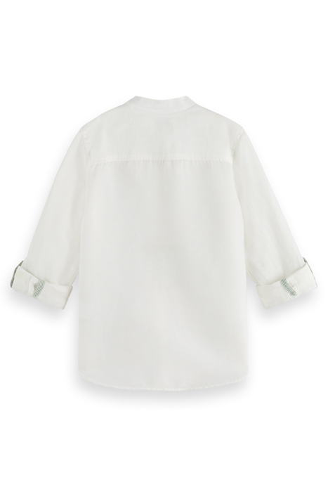 REGULAR-FIT - COTTON LINEN SHIRT WHITE 2