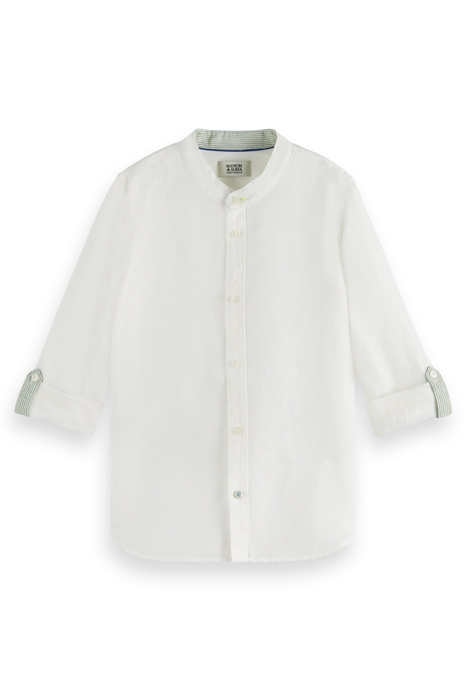 REGULAR-FIT - COTTON LINEN SHIRT WHITE 1