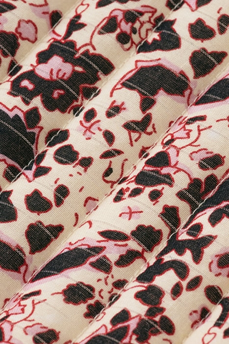 LIGHTWEIGHT PADDED JACKET WITH PRINT BLOCK FLORAL 3