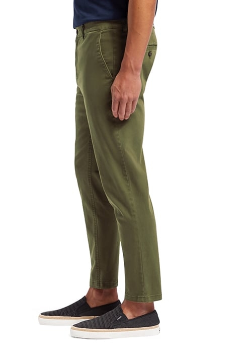 DRIFT - STRETCH TWILL CHINO ALGAE 6
