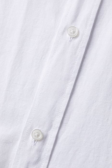 REGULAR FIT COTTON LINEN SHIRT WHITE 8