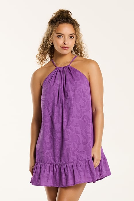 MEDELLIN DRESS PURPLE GROOVY STRUCTURE 1