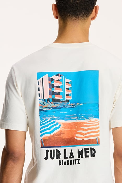 SUR LA MER T-SHIRT JET STREAM WHITE 8