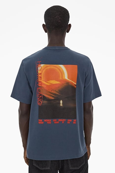 OUTER SP TEE COTTON PRUSSIAN BLUE 2