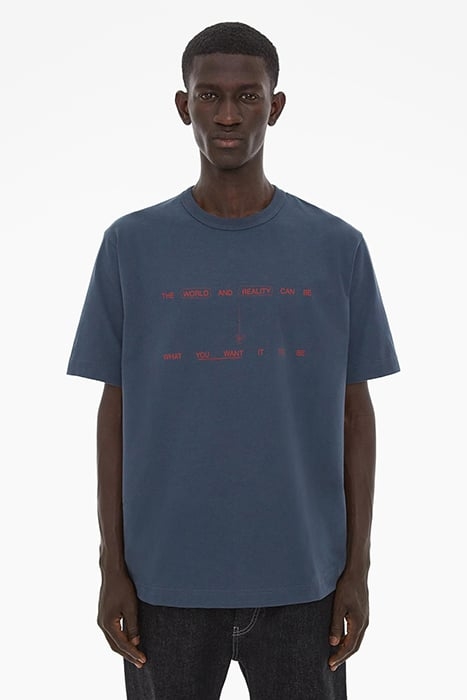 OUTER SP TEE COTTON PRUSSIAN BLUE 1