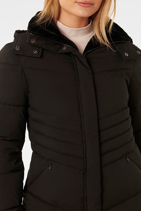 GRACE LONGLINE PUFFER COAT BLACK 6