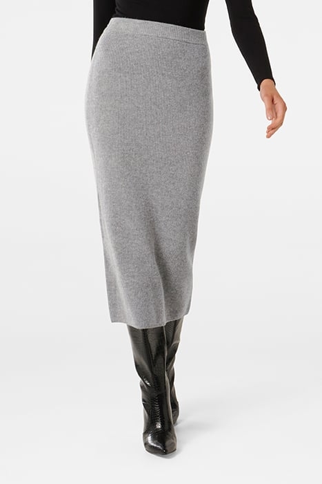 ERIN KNIT SKIRT GREY 1