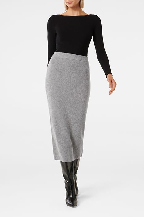 ERIN KNIT SKIRT GREY 3