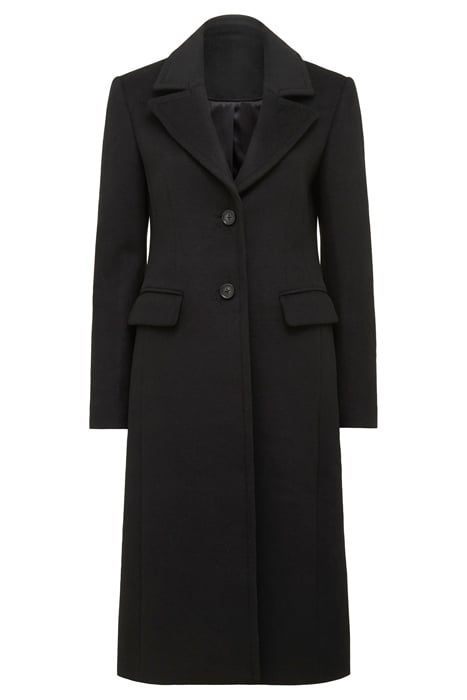 REBECCA 2 BUTTON COAT BLACK 3