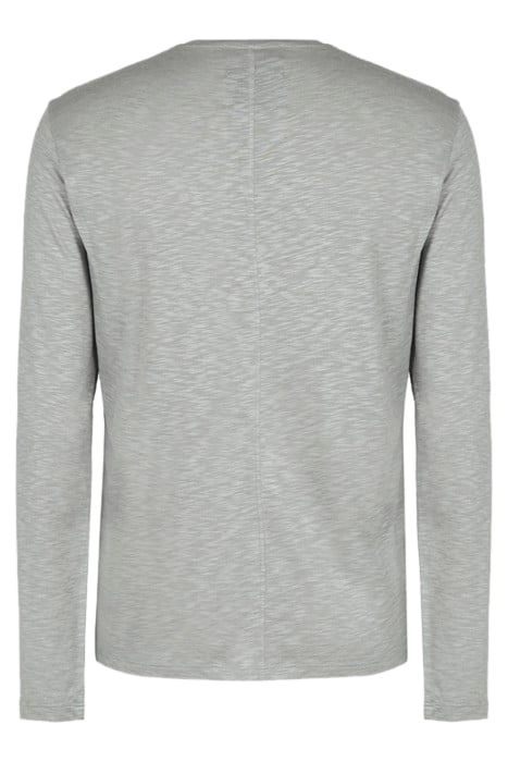 REGULAR FIT LS SLUB YARN CREW GRIFFIN GREY 2