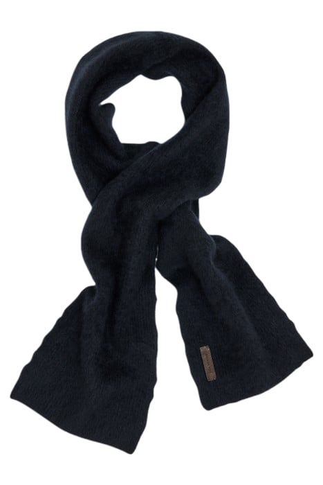 LEA BRUSHED CASHMERE SCARF BLACK 1