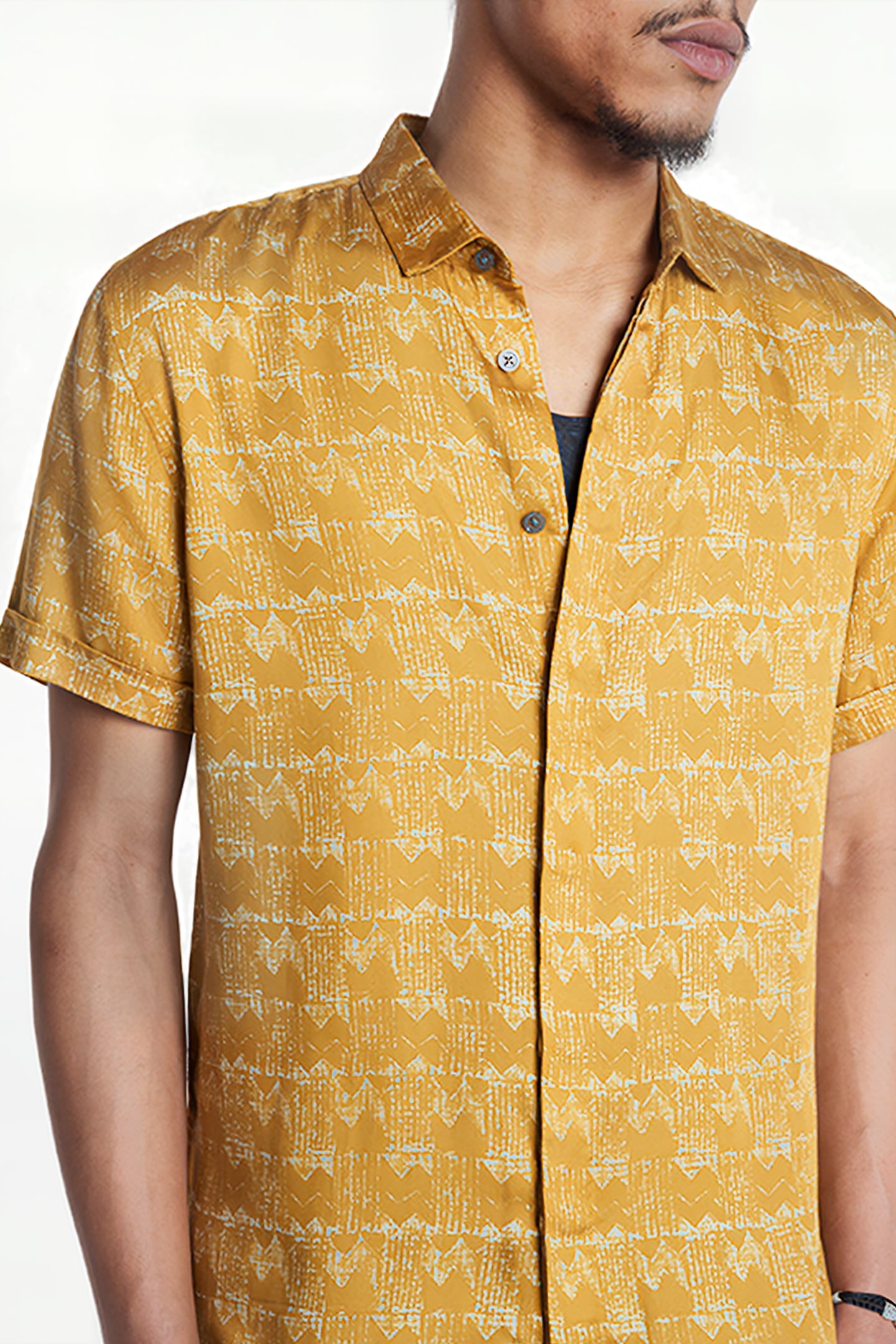 LOREN SLIM FIT SS SPORT SHIRT CONCEALED HONEYSUCKLE 3