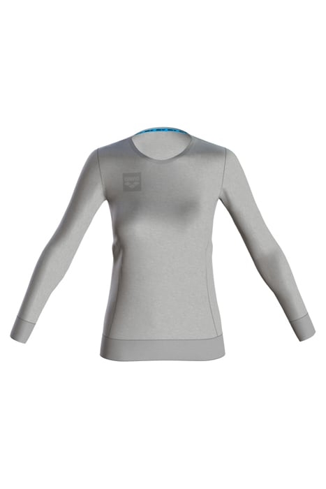 W ESSENTIAL CREW SWEAT MEDIUM GREY MELANGE 1