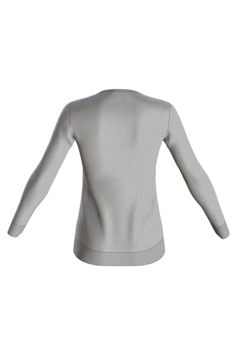 W ESSENTIAL CREW SWEAT MEDIUM GREY MELANGE 2