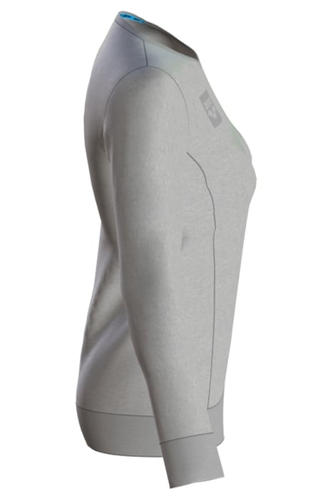 W ESSENTIAL CREW SWEAT MEDIUM GREY MELANGE 4