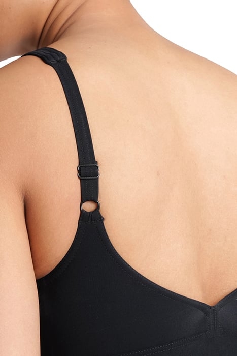 W JEWEL ONE PIECE BLACK-PEONIA RED 7