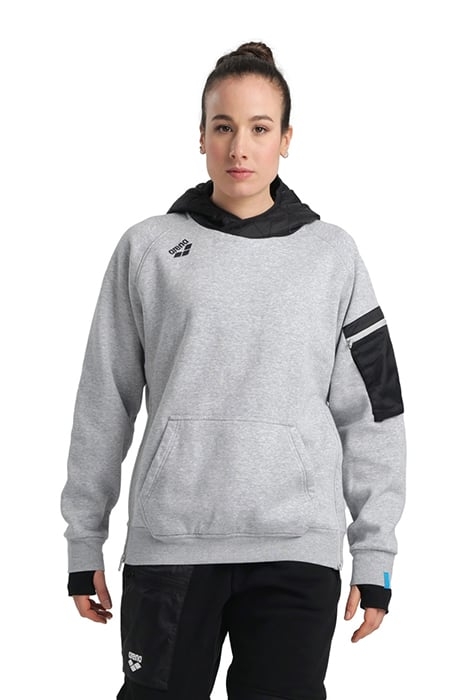 HOODED SWEAT TECH MEDIUM GREY HEATHER 4