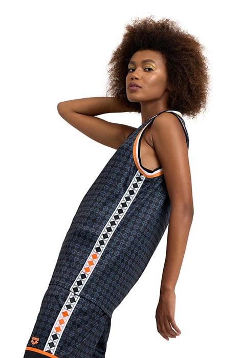 ARENA 50TH TANK TOP MESH REVERSIBLE BLACK-BLACK MULTI-WHITE- 8