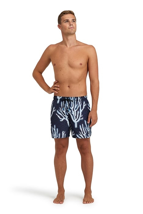 MEN'S BEACH BOXER PLACED DEEP SEA -ASPHALT 3