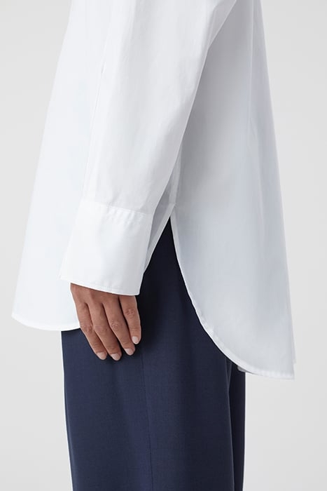 PLACKET DETAIL SHIRT WHITE 4