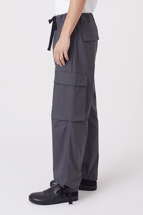 FREEPORT WIDE PANTS DARK GREY MELANGE 5