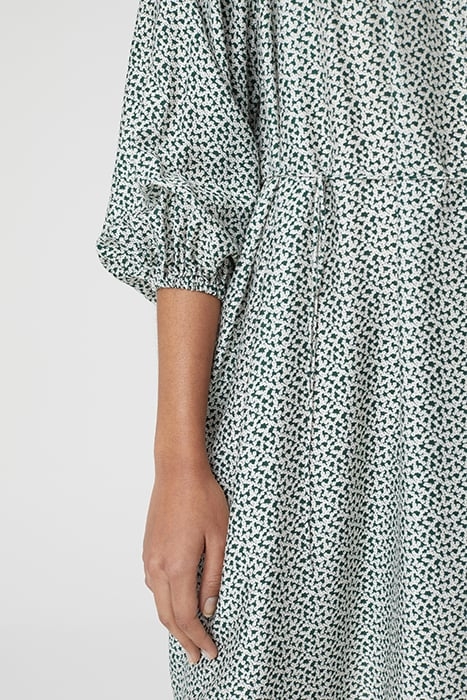 SHORT BELTED DRESS FERN GREEN 7