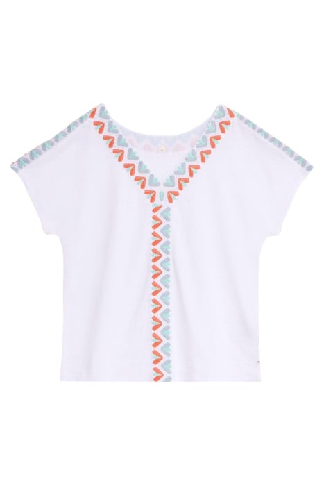 NEVA EMBROIDERED TOP WHITE 1