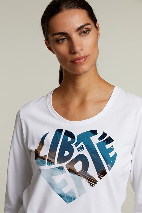 WHITE CREW NECK T-SHIRT 4