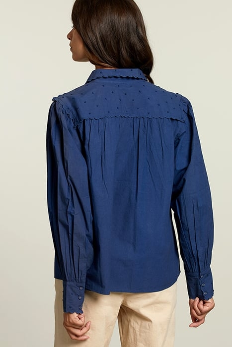 BLUE BLOUSE WITH BUTTONS 2
