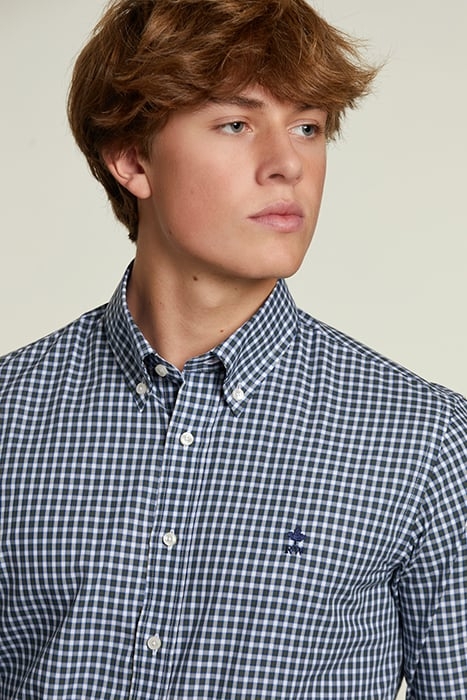 CUSTOM FIT CHECKED SHIRT MULTI 4