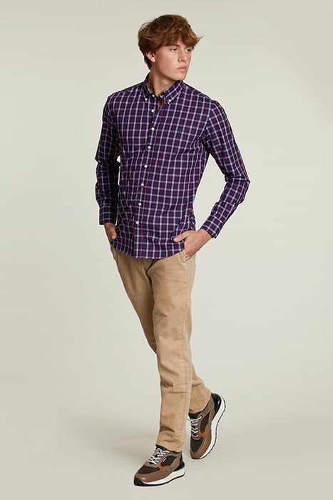 SLIM FIT CHECKED SHIRT MULTI 3