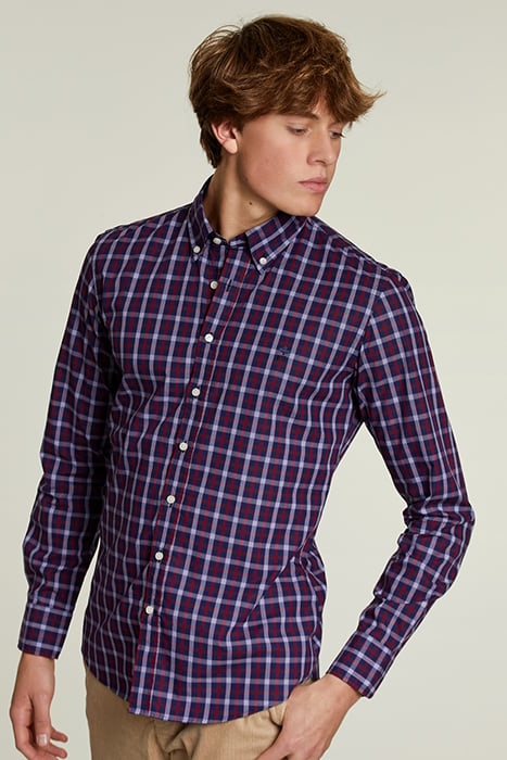 SLIM FIT CHECKED SHIRT MULTI 1