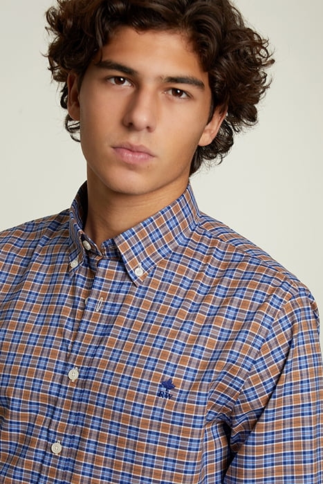 CUSTOM FIT CHECKED SHIRT MULTI 4