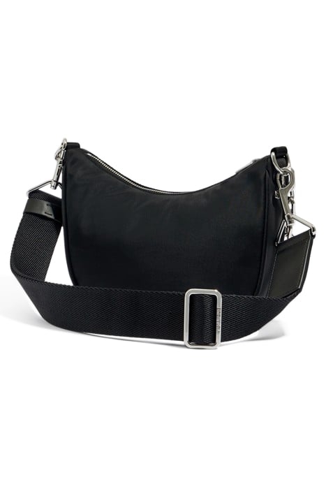 S BLACK NYLON MOON BAG 2