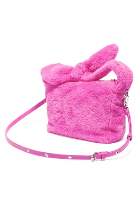 S PINK FUR HOBO BAG 2