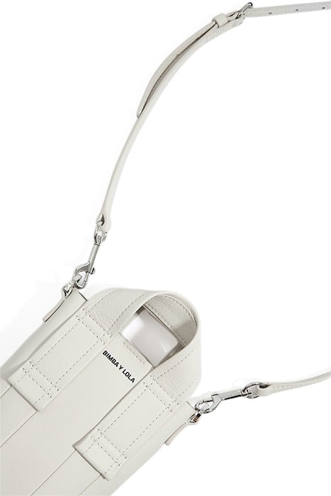 MINI OFF-WHITE LEATHER CROSSBODY BAG 3