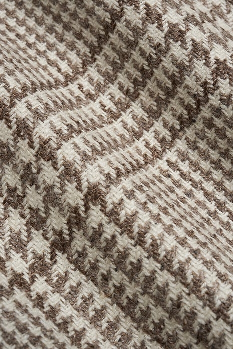 MID BROWN CHECKED TAILORED FIT HAVANA BLAZER 8