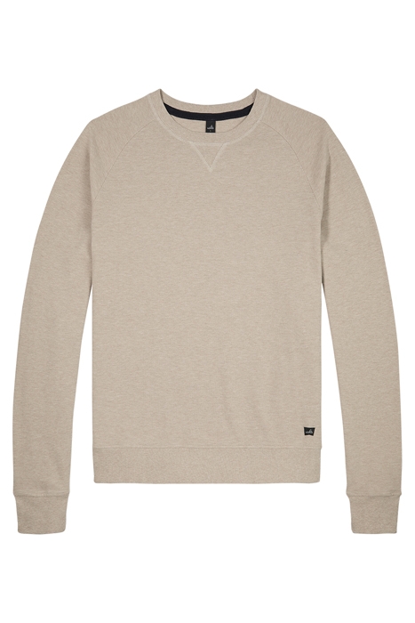 ROWE | PIQUÉ SWEATER SAND MELANGE 2